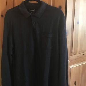 Men’s long sleeve polo top